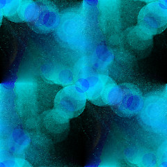 Image showing sunlight watercolor blue abstract background paint color blob de