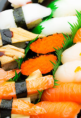 Image showing Sushi takeaway