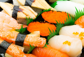 Image showing Sushi bento box
