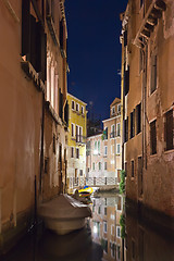 Image showing Venice at night