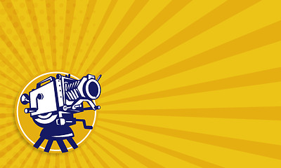 Image showing Vintage Movie Film Camera Retro