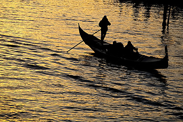 Image showing gondolier