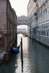 Image showing Bridge of Sighs in Venice