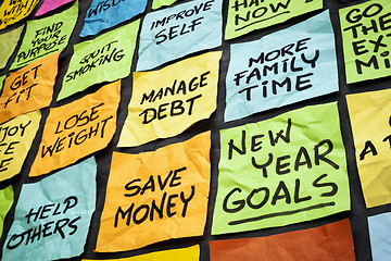 Image showing new year resolutions