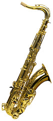 Image showing Cutout of Saxophone