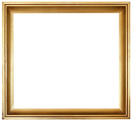 Image showing Golden Frame Cutout