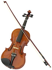 Image showing Violin cutout