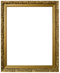 Image showing Golden Picture Frame Cutout
