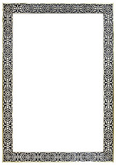 Image showing Moroccan Pewter Mirror Frame