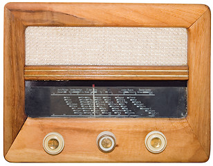 Image showing Vintage radio Cutout