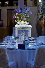 Image showing Wedding Table Set