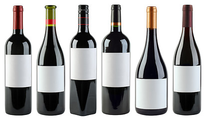 Image showing Wine Bottles Template