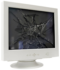 Image showing CRT monitor cutout