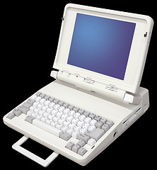 Image showing Old Laptop Computer