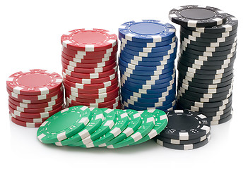 Image showing Poker chips