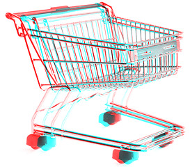 Image showing Shopping trolley