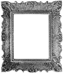 Image showing Silver Mirror Frame Cutout