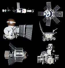 Image showing Space Ships Probes Cutout