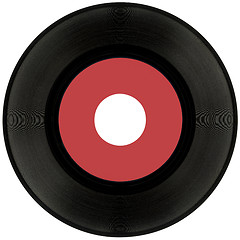 Image showing 45rpm Vinyl record cutout