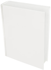 Image showing White hard cover book