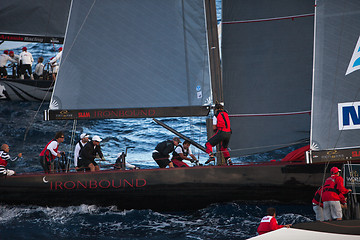 Image showing LANZAROTE, SPAIN - NOVEMBER 19: RC44 Class Association on Day 4 