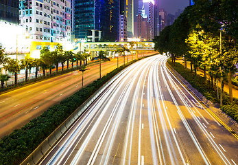 Image showing Busy traffic in Hong Kong