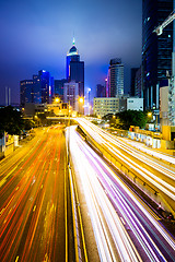 Image showing Busy traffic in Hong Kong