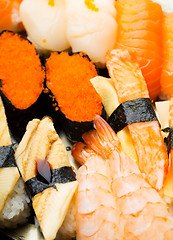 Image showing Sushi takeaway