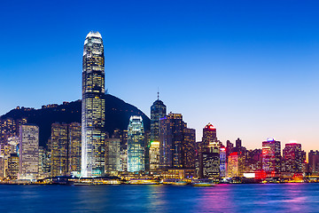 Image showing Hong Kong night