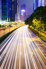 Image showing Busy traffic in Hong Kong