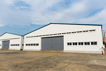 Image showing Storage warehouse at outdoor