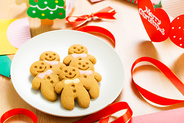 Image showing Gingerbread and christmas decoration