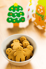 Image showing Xmas gingerbread man