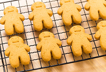 Image showing Homemade gingerbread cookies