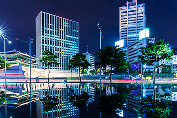 Image showing Seoul city night