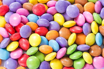 Image showing Colorful chocolate candy