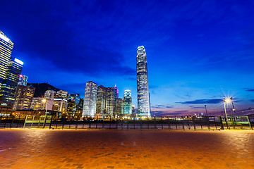 Image showing Hong Kong by night