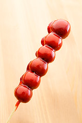 Image showing Beijing local snack, candied haw