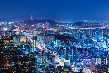 Image showing Seoul skyline