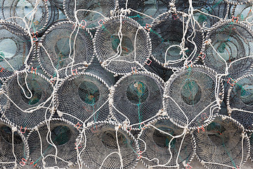 Image showing Empty traps for capture seafood