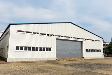 Image showing Warehouse at outdoor