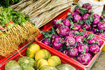 Image showing Vegetable in food market