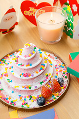 Image showing Cake for christmas celebration