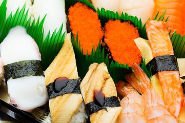 Image showing Assorted sushi box