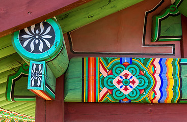 Image showing Roof eave decoration