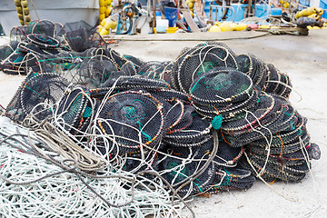 Image showing Empty traps for capture fisheries