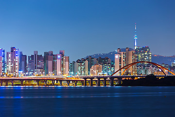 Image showing Seoul skyline