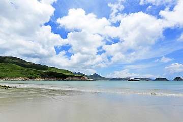 Image showing Beautiful beach on island