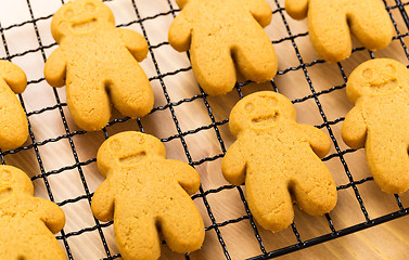 Image showing Homemade gingerbread cookies