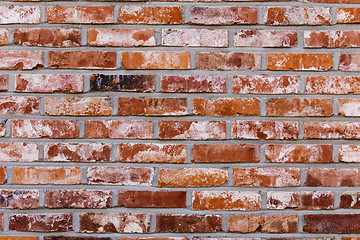 Image showing Red brick wall